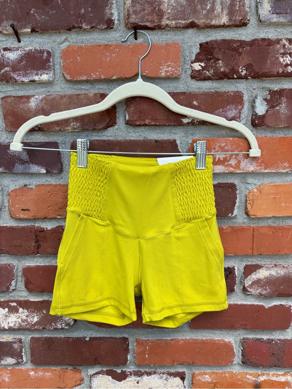 NWT Offline Yellow High-Waist Waistband Women’s Shorts